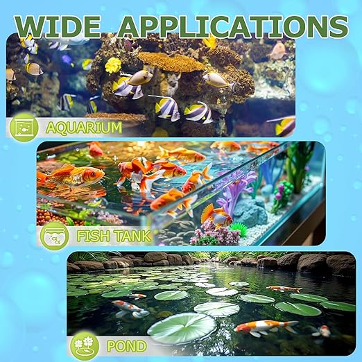 Aquarium Test Strips - Aquarium Water Test Kit - 150 Fish Tank Test Strips for Freshwater Saltwater - Pond Water Tester Kits - Rapid Accurate Easy to Test Nitrate, Nitrite and More (7-Way)