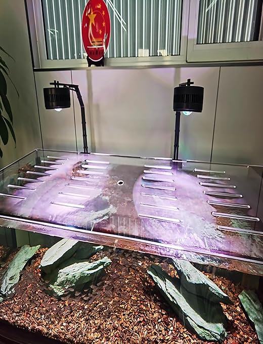 5mm Acrylic Aquarium Cover - Non-Jump Fish Tank Lid for Turtle, Arowana - Blocks Cats & Debris(15.7x11.8in/40x30cm)