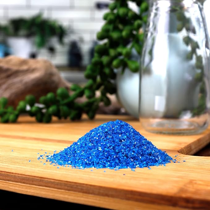 NW Wholesaler Colored Fine Floral Sand - 25 LB Box - Sinking Sand Perfect for Vase Fillers, Terrariums, Arts & Crafts, Aquariums, Home Decor, Weddings and Parties (Blue Hawaii)