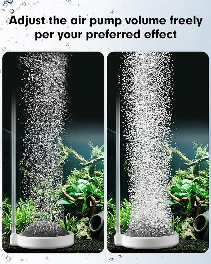 Air Stone for Aquarium Fish Tank Bubbler, 2 Inch Small Nano Air Bubble Stone Aerator Fish Tank Accessories