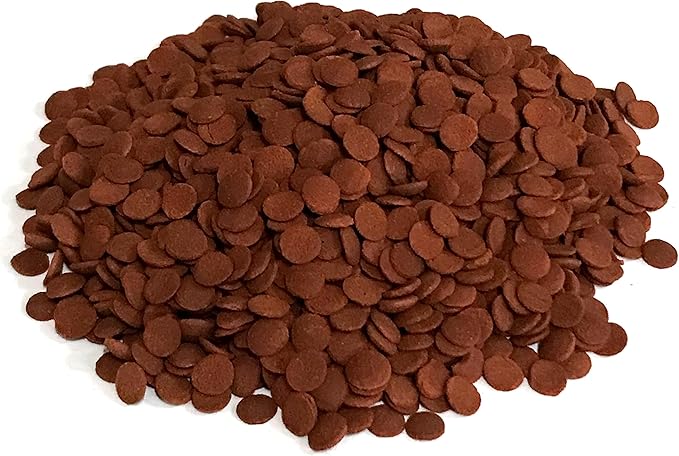 8 mm Red Sinking Wafer - Sinking Algae Wafers That Provides Balanced Diet for Plecos, Snails, Cory Cats, Catfish, Shrimp, and Crayfish (5 Pound)