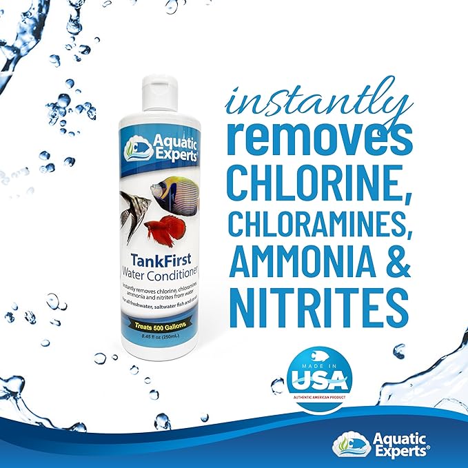 TankFirst Aquarium Water Conditioner and KloudAway Aquarium Water Clarifier 250mL, Made in USA (Value Pack)