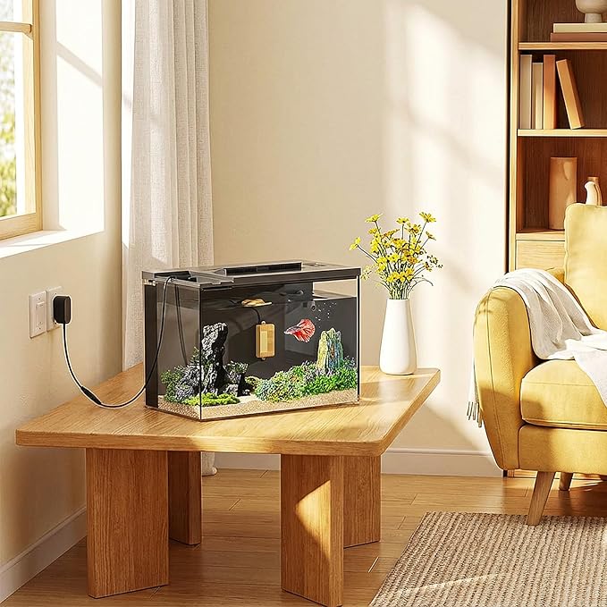 ERAARK 20W Small Submersible Aquarium Heaters,120V / 60Hz Constant Temperature 82℉,Betta Fish Tank Heater Suitable for Saltwater and Freshwater, 5/10 Gallon Fish Tahk