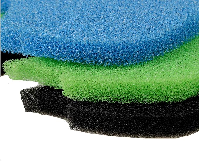 AQUANEAT 9 pcs Replacement Aquarium Canister Filter Pads Compatible with SUNSUN HW-304B/404B/704B/3000 CF500 Filter Pads Bio Sponges