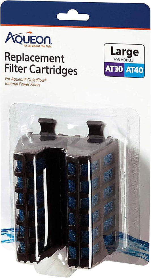 Aqueon Replacement Internal Filter Cartridge Large - 2 pack