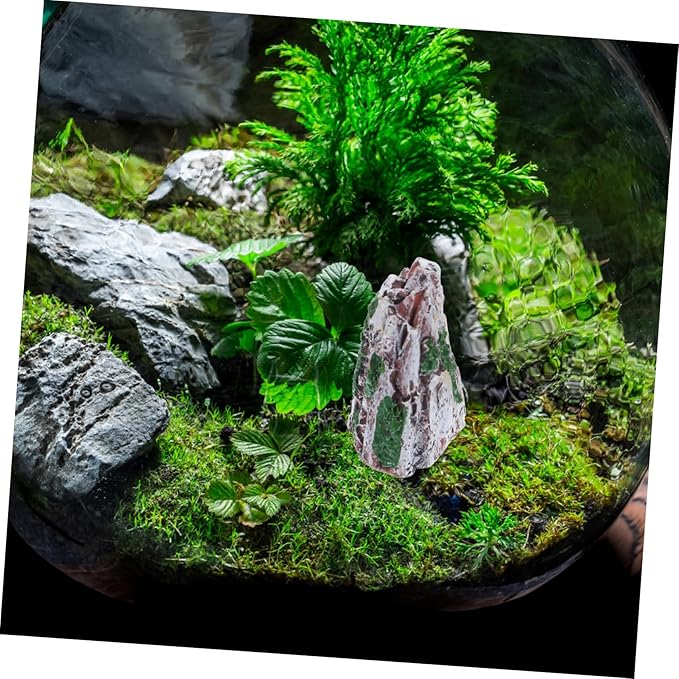 Levemolo 12pcs Bonsai Model Rockery Decor Lightweight Resin Landscape Accessories for Micro Landscapes Sand Tables Aquariums and Home Decor