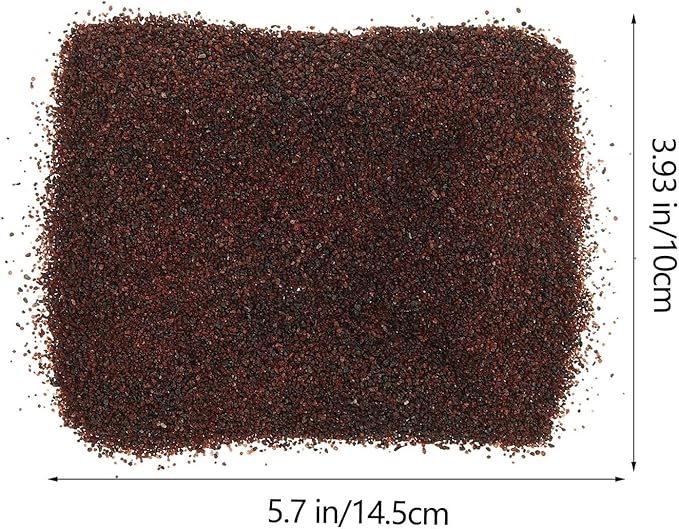 Alipis Natural Aquarium Sand Gravel for Fish Tank Landscaping, 500g Bulk Decorative Substrate Stones for Freshwater Aquatic Plants and Vase Decorations