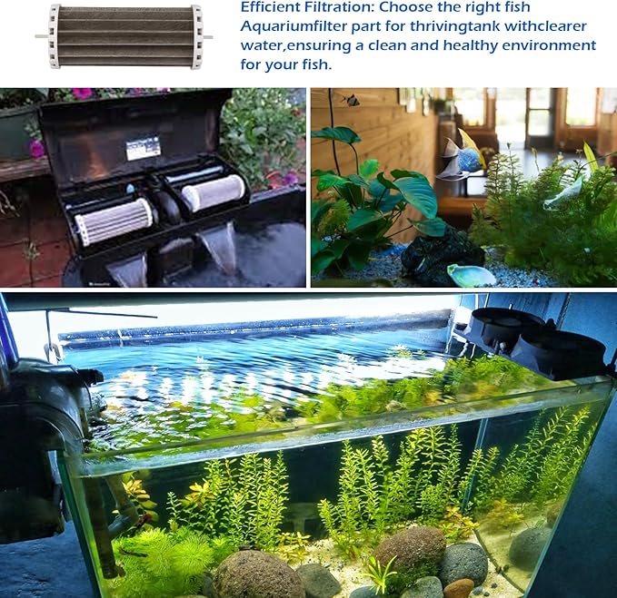PRBW2350B Bio Wheel Aquarium Tank Filters Replacement Parts Compatible with Marineland/Penguin 200B 350B Assembly Filter Parts（ Pack of 4）