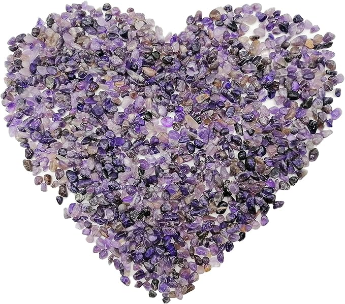 335g Assorted Amethyst Quartz Crystals Rocks Amethyst Crushed Crystal Quartz Tumbled Rocks and Crystals