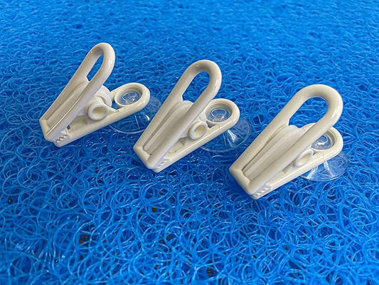 9 PCS Seaweed Clip Plant Suction Cup with Clip Feed Holder Clip for Aquarium Fish