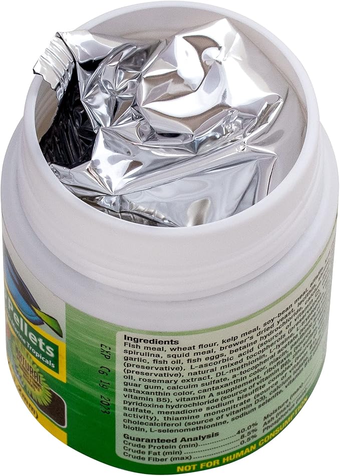 Ocean Nutrition Formula Two Pellets - Fish Food for Herbivorous & Omnivorous Marine Tropical Fish, High Protein(40%) - 3.5 oz (100 g) Small Pellets