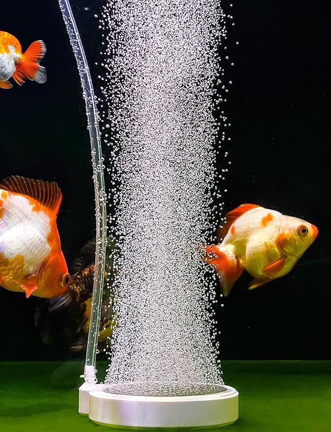 8w Aquarium air Pump with 2 pcs 4 inch Fish Tank air Stone