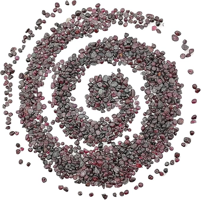 335g Assorted Garnet Quartz Crystals Rocks Garnet Crushed Crystal Quartz Tumbled Rocks and Crystals