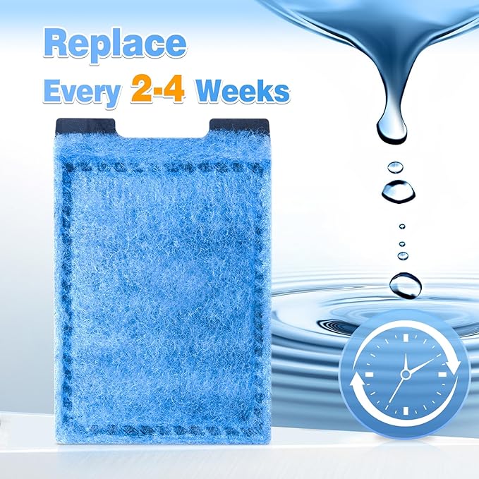 Umlecoa 8/16/32 Pack Rite-Size Z Filter Cartridges Compatible with MarineLand Eclipse Filtration Systems & Marineland Hidden Filtration System - Rite-Size Z Replacement Filter Cartridges