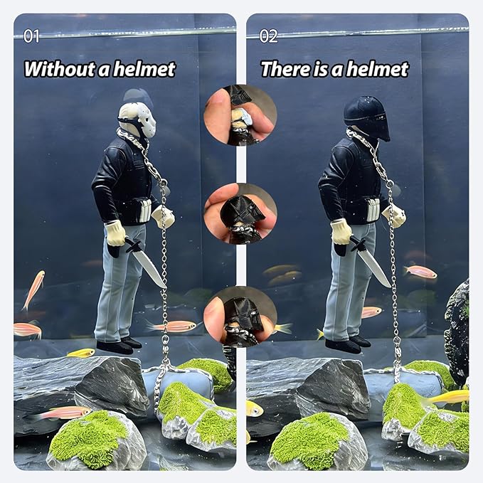 Floating Fish Tank Decoration,Floating Ornament Handmade Model Decoration for Fish Tank,Unique Design,Vivid Character,Perfect for Aquarium Landscape,Durable Material, Eye-catching Decor