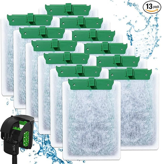 12PCS Medium Filter Cartridges Compatible with Tetra Whisper Bio-Bag Filter Cartridges Medium for 10i IQ10 PF10, Fish Tank Aquarium Filter Cartridges Compatible with Tetra Whisper Filter