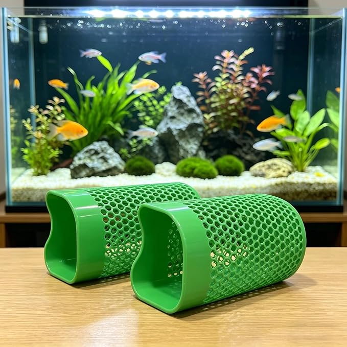 Anemone Guard compatible with Hygger Cross Flow Wavemaker 12W 18W 25W Fish Protector Shroud Mesh Cover for Reef Tank Aquarium (25w)