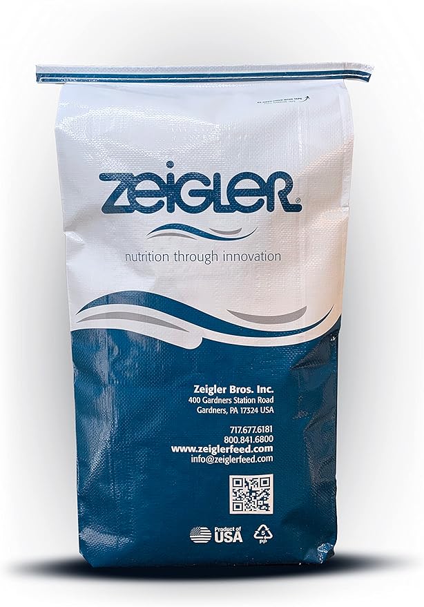 Zeigler Koi/Goldfish Food - Grower Diet for High Growth - 3mm Pellets - 33 lb Bag