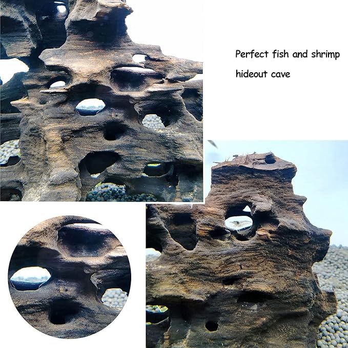 kathson Aquarium Large Driftwood Natural Wood Assorted Branches Fish Tank Driftwood Decoration Reptiles Habitat Wood Decor