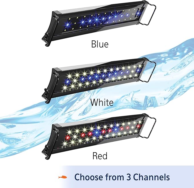 Aqueon Optibright Plus LED Fish Tank Aquarium Lighting System with Remote Control, 18 to 24 Inch