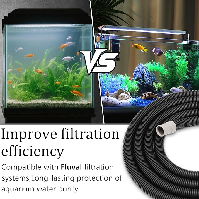 A20015 Ribbed Hosing Replacement for Fluval 306/307/406/407/305/405 Canister Filter replacement parts