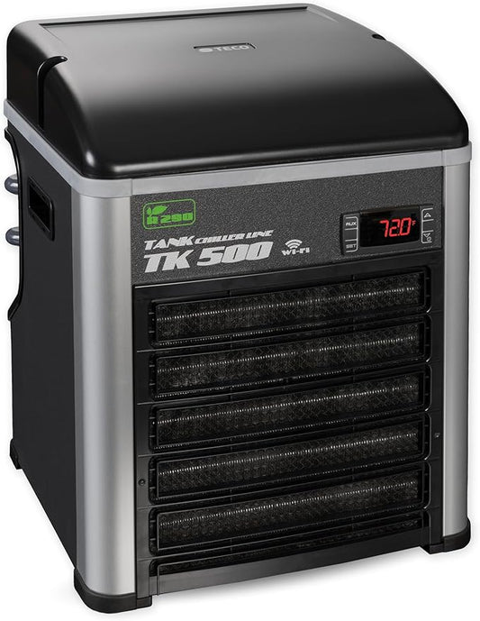 TECO 1/6 HP Aquarium Water Chiller - Ultra-Quiet, Energy-Efficient Temperature Control for Reef, Saltwater, Freshwater & Axolotl Tanks up to 120 Gallons