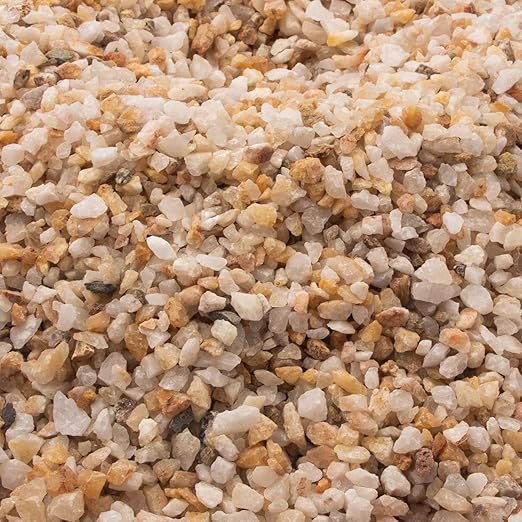 18 Pounds Natural Decorative Sand,Coarse Sand Stone,Coarse Silica Sand,use in Aquariums,Crafts,Decor,Vase Filler,Succulent Rocks