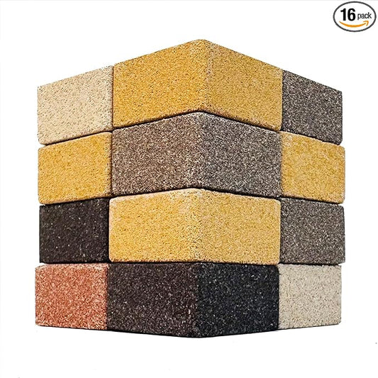 Bio Filter Media Square Brick 16 Pieces for Aquarium Filter System to Improve Water Quality, Universal Use | PH Balance | Durable