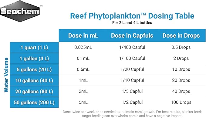 Reef Phytoplankton, 4 L / 1 fl. gal.