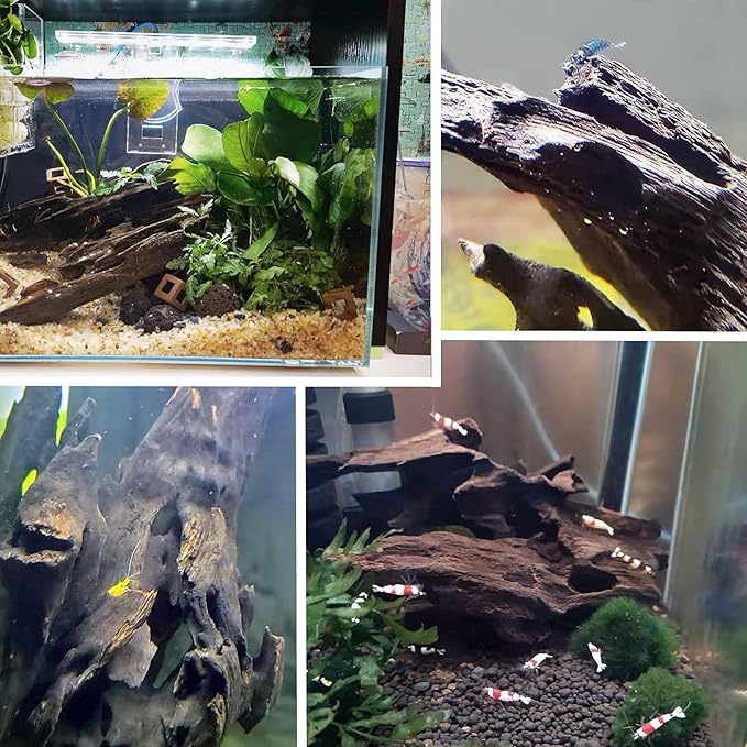 kathson Aquarium Large Driftwood Natural Wood Assorted Branches Fish Tank Driftwood Decoration Reptiles Habitat Wood Decor
