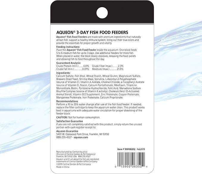 Aqueon Vacation Feeders 3 Day - 4 Count (Pack of 2)