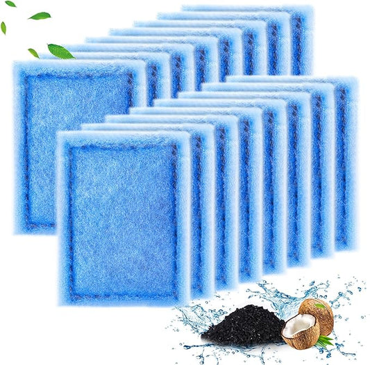 Umlecoa 8/16/32 Pack Rite-Size B Filter Cartridges Compatible with MarineLand Penguin PRO Power Filters 100/125/175 & Original Penguin Power Filter 150 - Rite-Size B Replacement Filter Cartridges