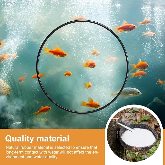 Canister Filter O-Ring,Replacement O-Rings Compatible with SunSun HW302, HW402, HW702 (2PCS)