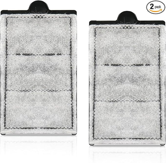 2 Pack Carbon Cartridges Replacement for Aquatop Pisces Aquariums, Universal Fit for All Pisces All-in-One Aquarium Models, for PCS-5G, PCS-3G, PCS-5GB, and PCS-5GC, Fish Tank Carbon(Models PCS-RCI)