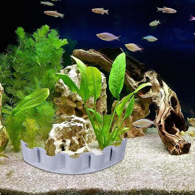 Fish Tank Substrate Divider – Sand Barrier Grid Panel, Aquarium Gravel Separator Fence | Mud Control Decorative Partition Board for Landscaping Water Grass, Soil Management, aquascapings, Tank Design
