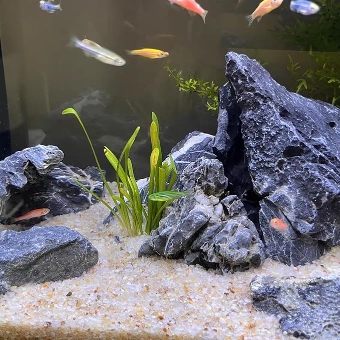 FANTIAN 5 lbs Aquarium Silica Sand. 0.4-0.8 mm Mini Gravel Substrate for Fish Tank, Plants Potted, Fire Pits, Candle, Vase Filler and Crafts