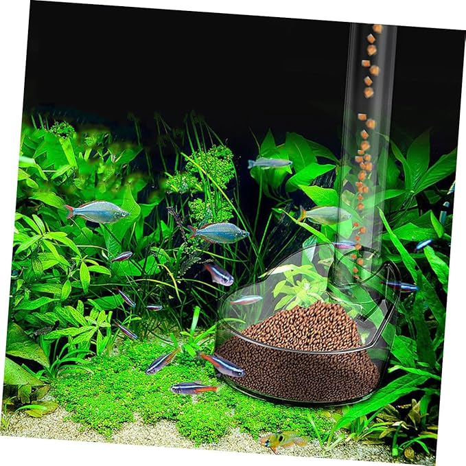 LIOOBO Shrimp Tank Feeder Fish Plant Tank Compatible Easy to Assemble Maintain Plastic Construction