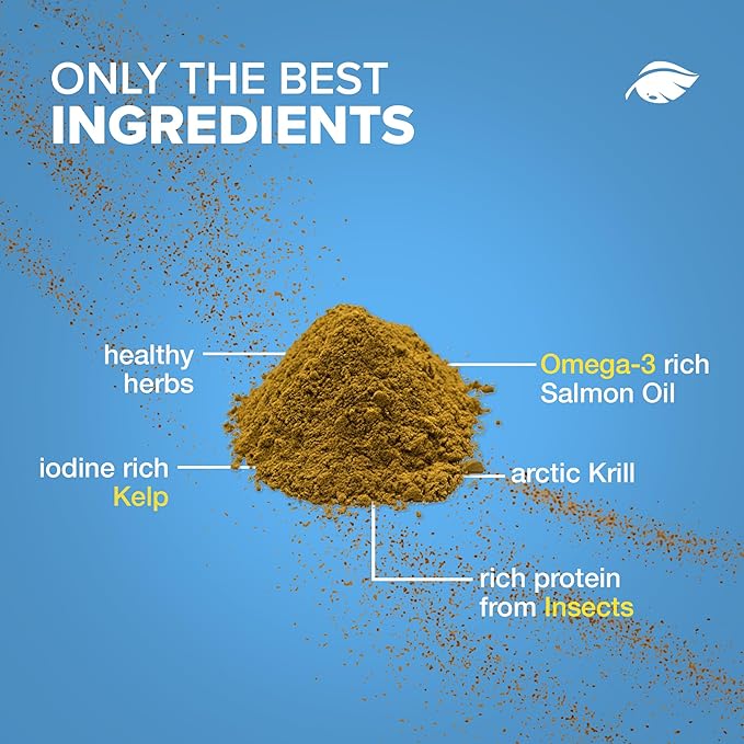 NatureHolic - Baby Shrimp Food, Breeding Food for Shrimp Babies, Made in Germany, Promotes Healthy Growth, Free from Fish Meal and Low-Quality Animal Meals