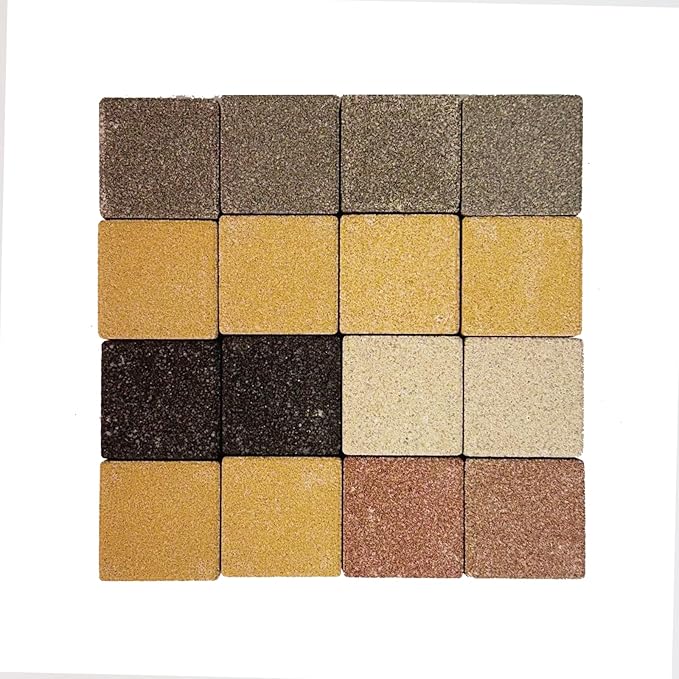 Bio Filter Media Square Brick 16 Pieces for Aquarium Filter System to Improve Water Quality, Universal Use | PH Balance | Durable