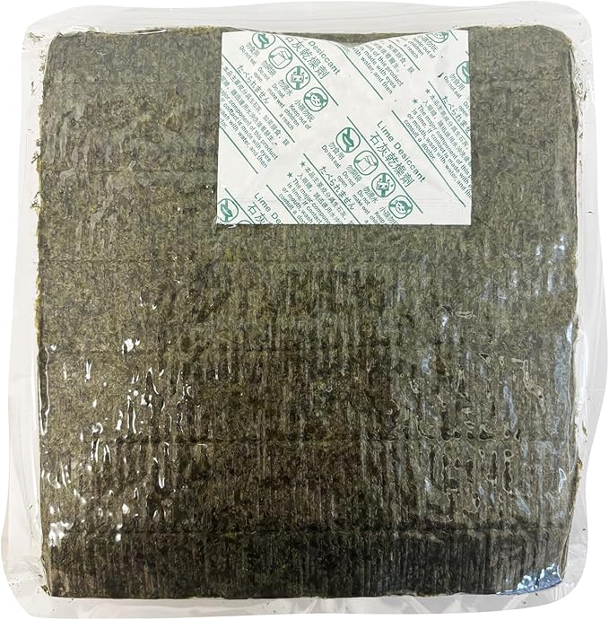 San Francisco Bay Brand Green Seaweed Salad Dried Marine Algae Bulk (9.5 Ounce 100 Full Size Sheets) Aquarium Fish Food for Saltwater Marine & Freshwater | Seaweed for All Algae Eater Grazers