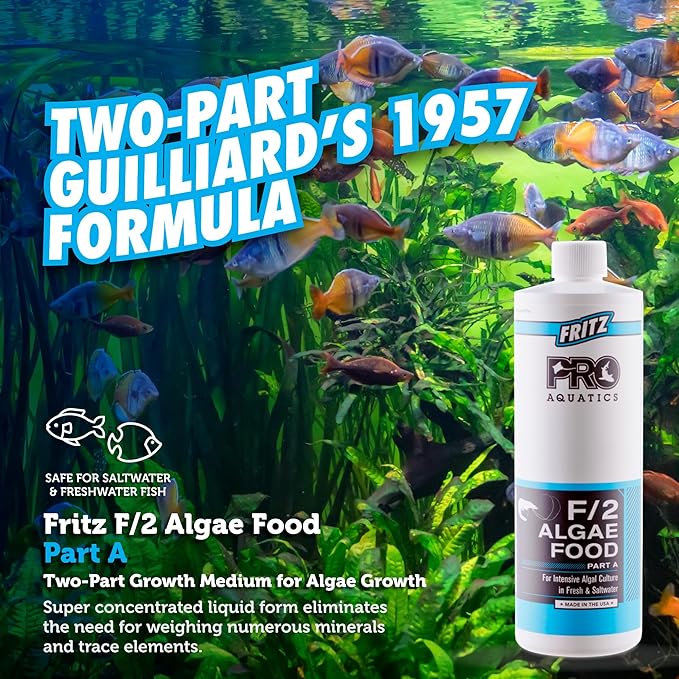 Fritz Aquatics PRO - F/2 Algae Food PTA - 16oz