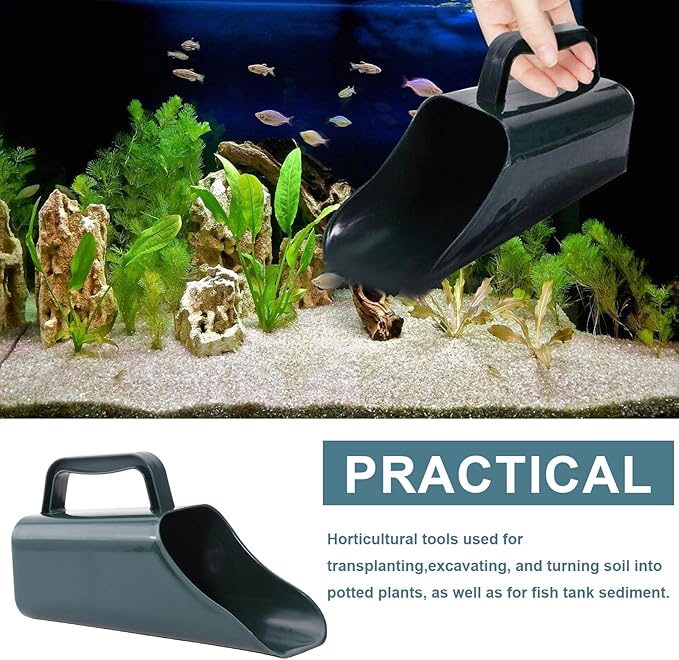Aquariums Gravel Sand Shovel Ergonomical Sand Scooper for Fishtanks Strainers Fishtanks Bottom Shovel Tool for Aquariums