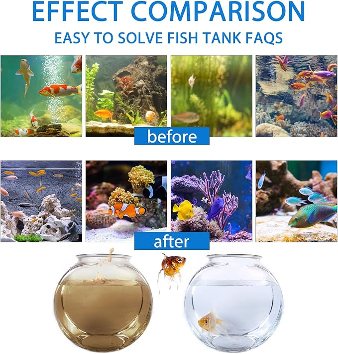 Aquarium Clean Light，11W Submersible Light with Test Card,Aquarium Water Clean Green Clear Waterproof Clean Lamp for for Sump Pond Filter Tank (11W)