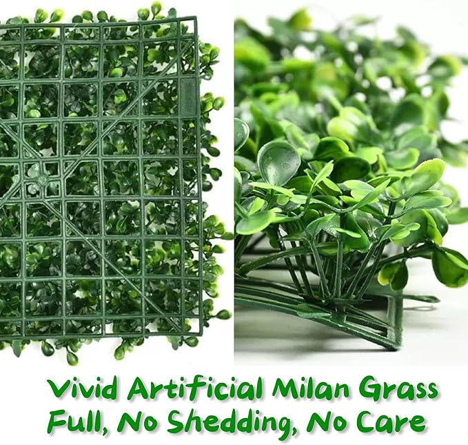 Hermit Crab Climbing Toys - 10x10 Inch Faux Grass Mat, Fake Turf Climbing Wall, Plastic Aquarium Plants Lawn for Hermit Crab, Gecko, Reptile, Lizard Habitat