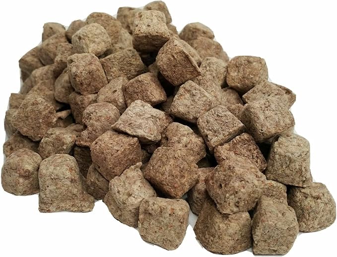 Brine Shrimp Cubes, 100% Freeze Dried Brine Shrimp for All Tropical Fish, Marine Fish, Land & Aquatic Turtles. Aquatic Foods Premium Freeze Dried Tropical Fish Foods...2-lbs