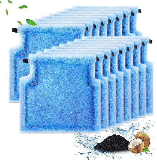 Umlecoa 8/16/32 Pack Rite-Size A Filter Cartridges Compatible with MarineLand Penguin Power Filters 75 & 100 - Rite-Size A Replacement Filter Cartridges Compatible with MarineLand Penguin Power Filter