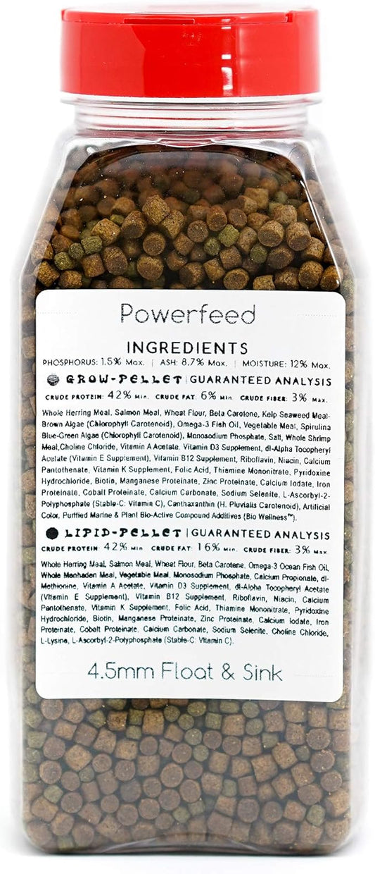 Powerfeed Fish Food - 1 1/8 lb Bottle