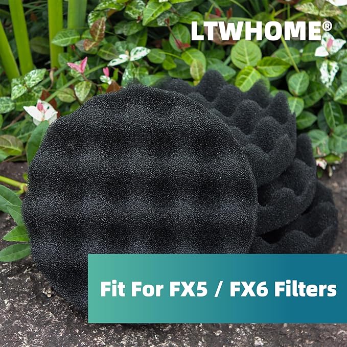 Bio-Foam Filter Pads Non But Suitable Fit Fit for Fluval FX5 / FX6 Filters(Pack of 12)