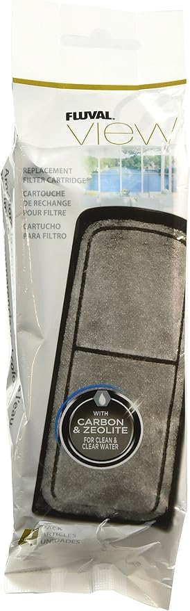 Fluval View Carbon+Zeolite Cartridge 4pk