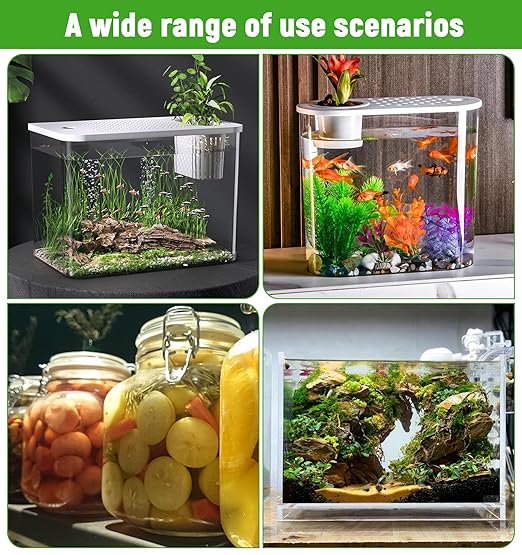 6 Pack Temperature Strips, Stick On Thermometer Strip 61-122°F 15-50°C, Aquarium Thermometer Strips for Aquarium